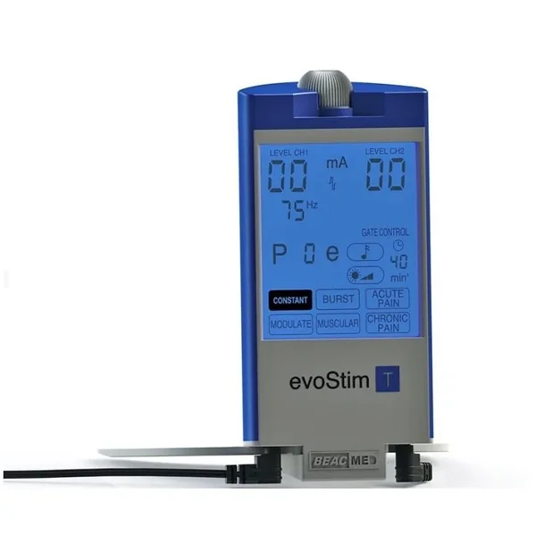 Zweikanal-ANTALGIC und MUSCLE Elektrostimulator TENS und NMS Beac evoStim T